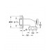 GROHE odpadové koleno, DN 40, chróm 12448000
